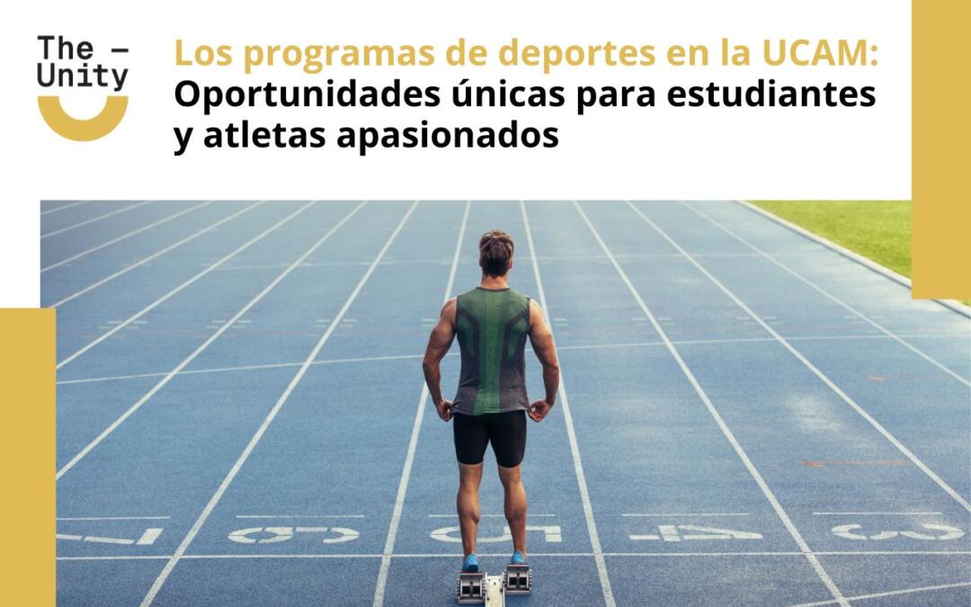 programas de deportes en la UCAM